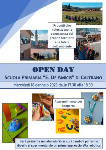 open day primaria caltrano